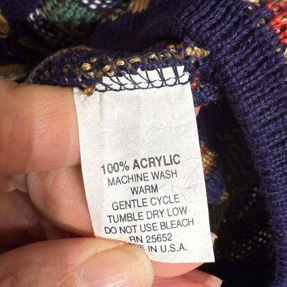 Protege Coogi Style 90's Vintage Sweater Sz 1X NWT - Picture 6 of 12